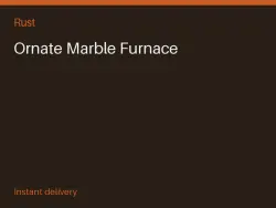 Ornate Marble Furnace #575729219 — Rust, лот №264325