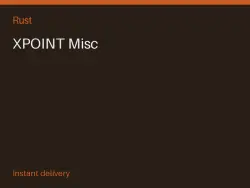 XPOINT Misc #571822755 — Rust, лот №264386