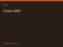 Croco SAP #571194687 — Rust, лот №273455