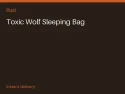 Toxic Wolf Sleeping Bag #575083258 — Rust, лот №264409