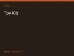 Toy Kilt #575804729 — Rust, лот №264415