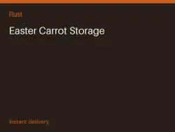 Easter Carrot Storage #562887653 — Rust, лот №264361