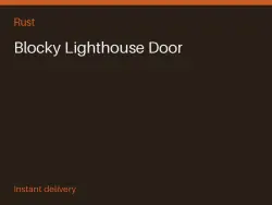 Blocky Lighthouse Door #577195086 — скриншот 1