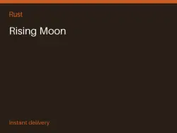 Rising Moon #568574143 — Rust, лот №263854