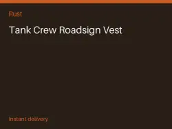 Tank Crew Roadsign Vest #567010430 — Rust, лот №264028