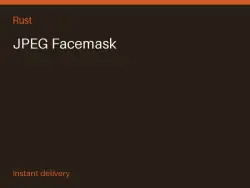 JPEG Facemask #571437225 — Rust, лот №264438
