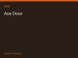 Ace Door #561131369 — Rust, лот №273370