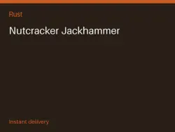 Nutcracker Jackhammer #575550638 — Rust, лот №263787