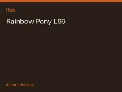 Rainbow Pony L96 #575729970 — Rust, лот №263775