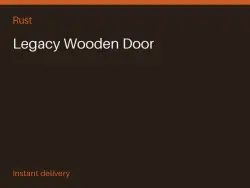 Legacy Wooden Door #571309991 — скриншот 1