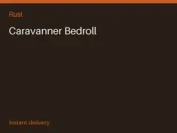 Caravanner Bedroll #568555528 — Rust, лот №273397