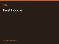 Pixel Hoodie #571327034 — Rust, лот №264511