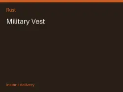Military Vest #574602184 — Rust, лот №263739