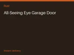 All-Seeing Eye Garage Door #565812035 — Rust, лот №263903