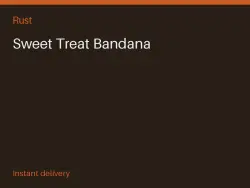 Sweet Treat Bandana #574620780 — Rust, лот №264525