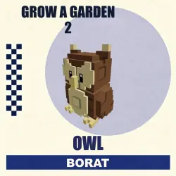 Owl (Uncommon) Grow a Garden 2 —  deal