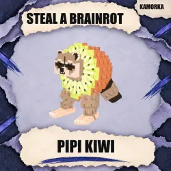 Pipi Kiwi Common [любая мутация] из Steal a Brainrot Каморка — Roblox, лот №249321