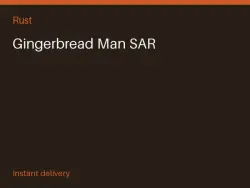 Gingerbread Man SAR #572473827 — Rust, лот №264544