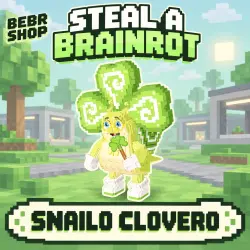 Steal a Brainrot • Snailo Clovero Secret • любая мутация • … — Roblox, лот №249766