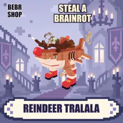 Steal a Brainrot • Reindeer Tralala Secret • любая мутация … — Roblox, лот №249342