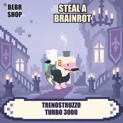 Steal a Brainrot • Trenostruzzo Turbo 3000 Brainrot God • л… — Roblox, лот №249629