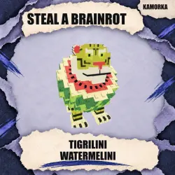 Tigrilini Watermelini Mythic / любая мутация / Roblox Steal…, лот №249517