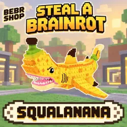 Steal a Brainrot: Squalanana Brainrot God • любая мутация — Roblox, лот №249746