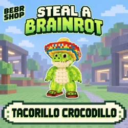 [Steal a Brainrot] Tacorillo Crocodillo Secret — любая мута… — Roblox, лот №279388