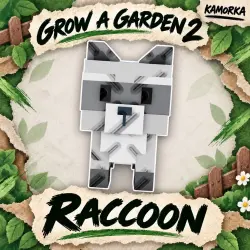 Raccoon [Super] from Grow a Garden 2 Kamorka