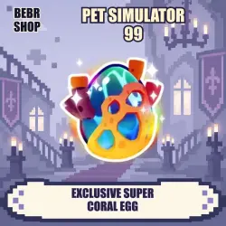 Pet Simulator 99 • Exclusive Super Coral Egg • Exclusive • Roblox