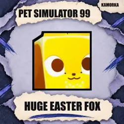 Huge Easter Fox [Exclusive] from Pet Simulator 99 Kamorka
