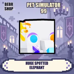 Pet Simulator 99 • Huge Spotted Elephant • Exclusive • Roblox