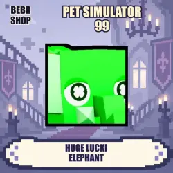 Pet Simulator 99 • Huge Lucki Elephant • Exclusive • Roblox