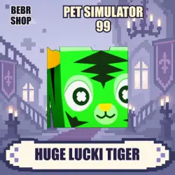 Pet Simulator 99 • Huge Lucki Tiger • Exclusive • Roblox