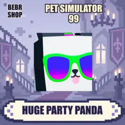 Pet Simulator 99 • Huge Party Panda • Exclusive • Roblox
