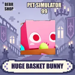 Pet Simulator 99: Huge Basket Bunny • Exclusive