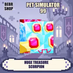 Pet Simulator 99 • Huge Treasure Scorpion • Exclusive • Roblox