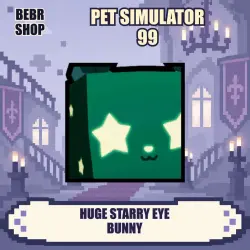 Pet Simulator 99 • Huge Starry Eye Bunny • Exclusive • Roblox