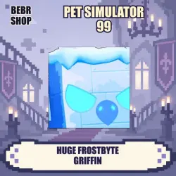 Pet Simulator 99 • Huge Frostbyte Griffin • Exclusive • Roblox