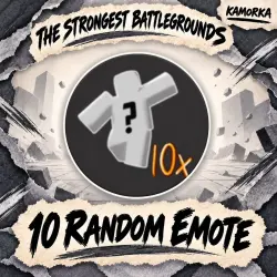 10 Random Emote Epic The Strongest Battlegrounds