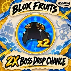 2x Boss Drop Chance / Common / Roblox Blox Fruits, лот №249961