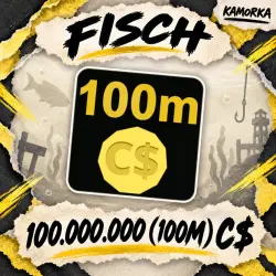 100.000.000 (100m) c$ Currency Fisch