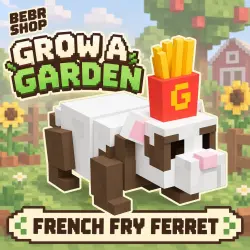 Grow a Garden • French Fry Ferret • Divine • Roblox
