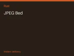 JPEG Bed #573949877 — Rust, лот №264006