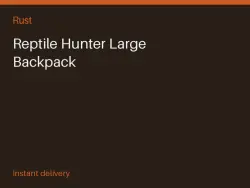 Reptile Hunter Large Backpack #575729221 — Rust, лот №273400
