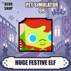 Pet Simulator 99 • Huge Festive Elf • Exclusive • Roblox