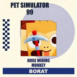 Huge Mining Monkey (Exclusive) Pet Simulator 99 —  deal