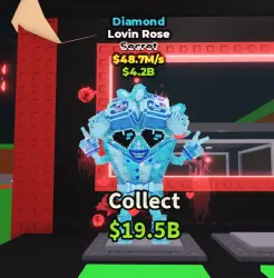 Даймонд Ловин Роуз | Steal a Brainrot — Roblox, лот №249545