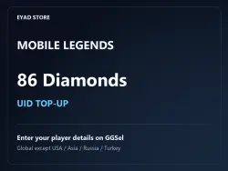 Mobile Legends — 86 алмазов — по UID — Глобальный регион, к…, лот №208999