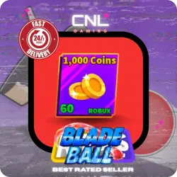 Blade Ball - 1000 Coins [60R]
